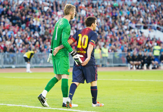David De Gea, målvakt, Manchester United, Lionel Messi,