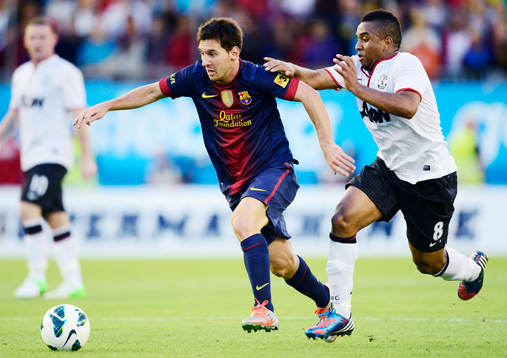 Lionel Messi, Barcelona, Anderson, Manchester United
