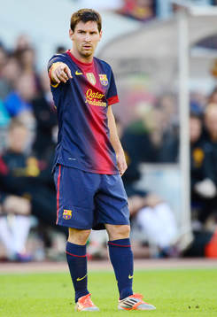 Lionel Messi, Barcelona, pekar