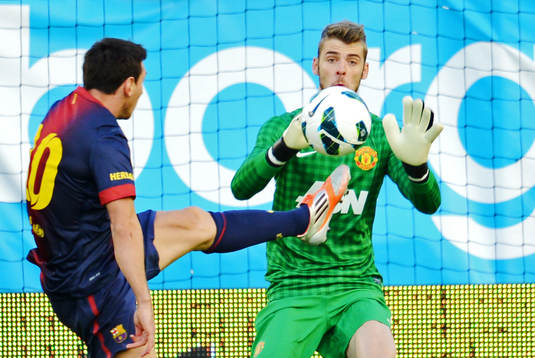 Lionel Messi, Barcelona oroar bramför David de Gea,