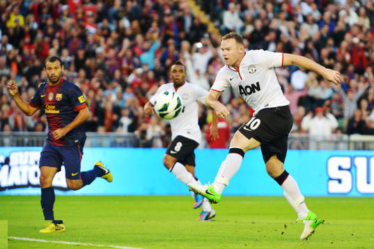 Wayne Rooney, Manchester United, bränner en straff