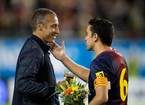 Henrik Larsson, som spelat i både Barcelona och Manchester