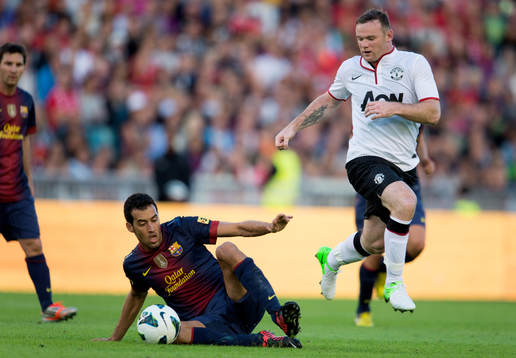 Javier Macherano, Barcelona, Wayne Rooney, Manchester United