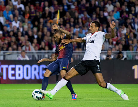 Dani Alves, Barcelona, Rio Ferdinand, Manchester United