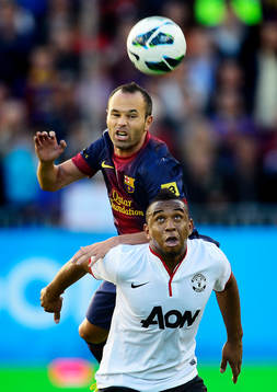 Andrés Iniesta, Barcelona, Anderson, Manchester United