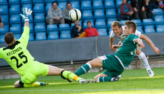 Fotboll, kval, Champions League, Helsingborg - Slask