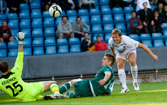 Fotboll, kval, Champions League, Helsingborg - Slask