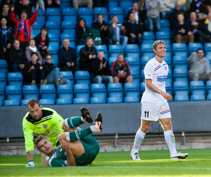 Fotboll, kval, Champions League, Helsingborg - Slask