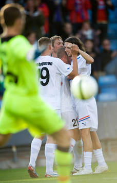 Fotboll, kval, Champions League, Helsingborg - Slask