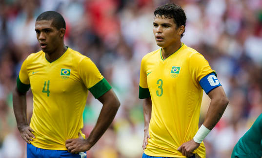 Juan Jesus, Thiago Silva, Brasilien, depp