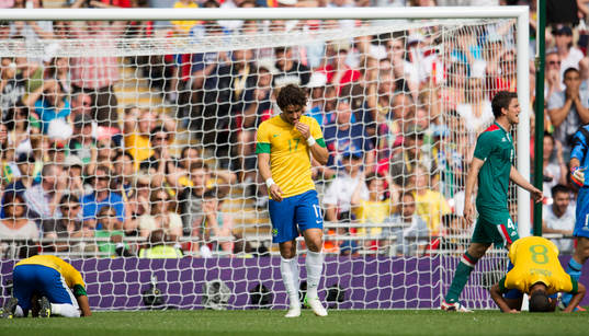 OS 2012, Fotboll, final, Brasilien - Mexico