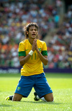 Neymar, Brasilien deppar