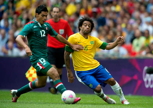 Raul Jimenez, Mexico och Marcelo, Brasilien