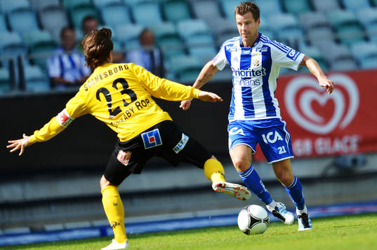 Pontus Farnerud, Göteborg mot Andreas Blomqvist, Mjällby