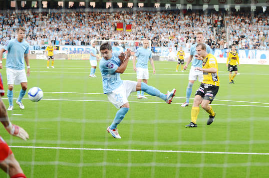 Daniel Mobaeck, gör 4-1 till Elfsborg