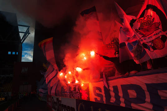 Bengaler på Borås arena innan matchen