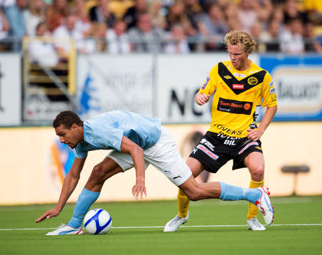 Mathias Ranégie, Malmö FF. Oscar Hiljemark, Elfsborg
