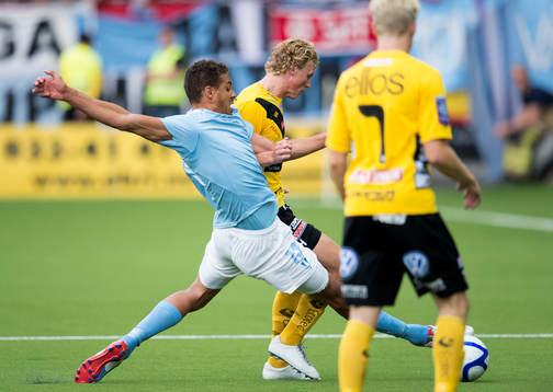 Mathias Ranégie, Malmö FF. Oscar Hiljemark, Elfsborg