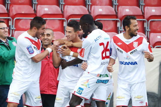 Fuad Hyseni, Assyriska, 1-0, jubel