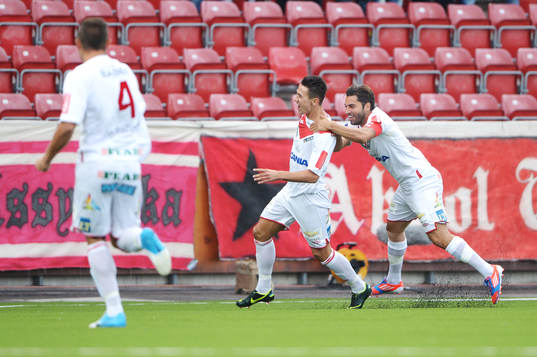 Fuad Hyseni, Assyriska, 1-0, jubel