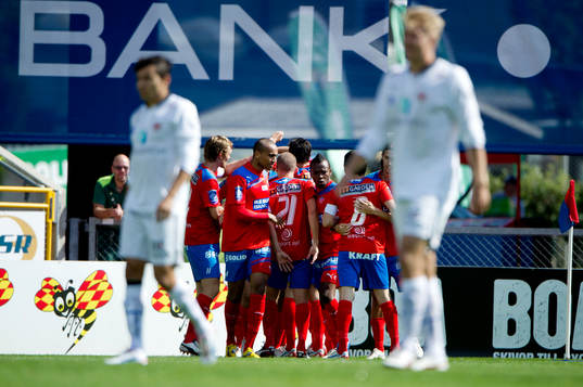Helsingborg, jublel, 1-0