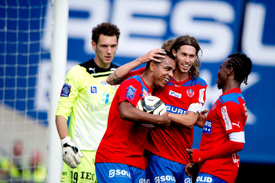 Alvaro Santos, Helsingborg, jubel