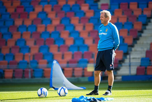 Träning på Råsunda