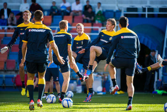 Träning på Råsunda