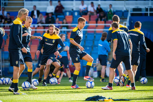 Träning på Råsunda