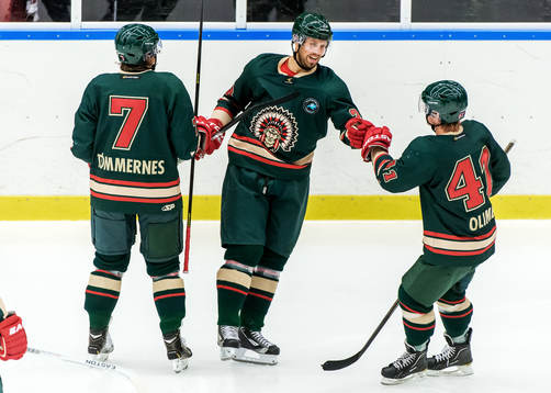 Dick Axelsson, Frölunda, 4-1, jubel