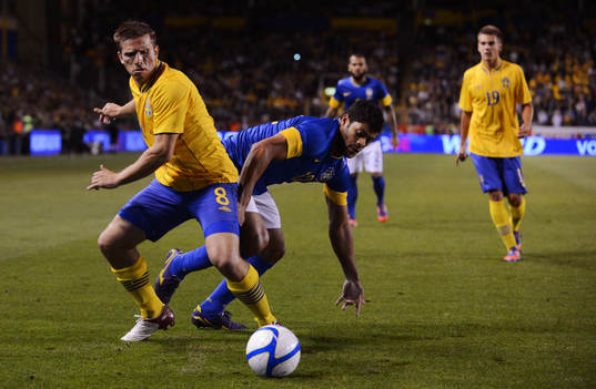 Anders Svensson, Sverige, Hulk, Brasilien