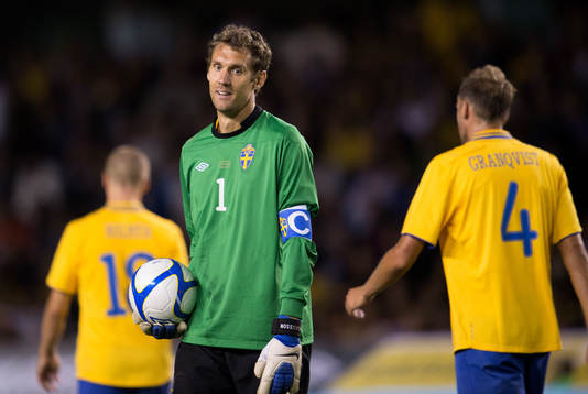 Andreas Isaksson, målvakt, Sverige. Deppar