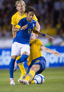 Neymar, Brasilien. Samuel Holmén, Sverige