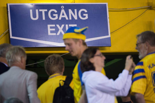 Exit Råsunda för sista gången