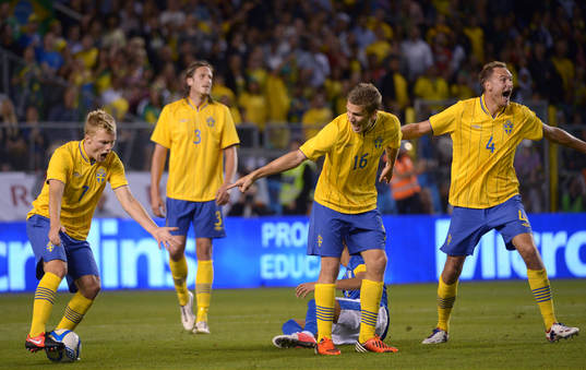 Sebastian Larsson,  Pontus Wernbloom, Andreas Granqvist,