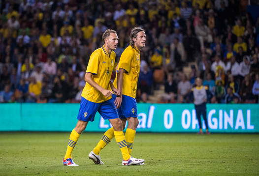 Mittbackarna Andreas Granqvist och Jonas Olsson