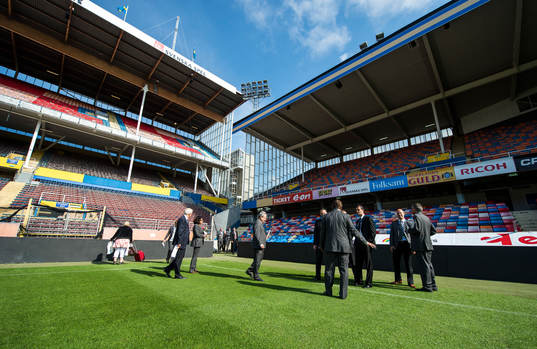 Dokumentation av sista landskampen på Råsunda