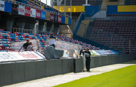 Dokumentation av sista landskampen på Råsunda