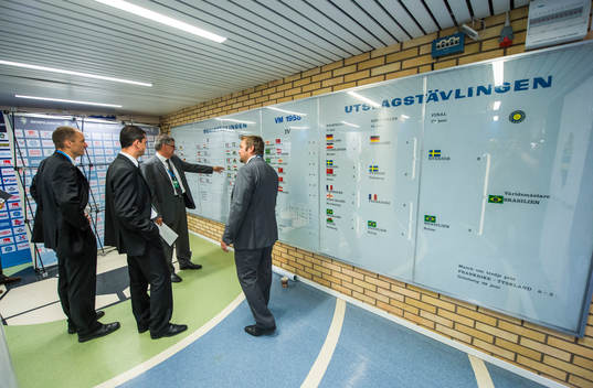 Dokumentation av sista landskampen på Råsunda