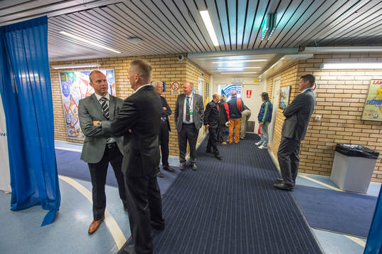 Dokumentation av sista landskampen på Råsunda
