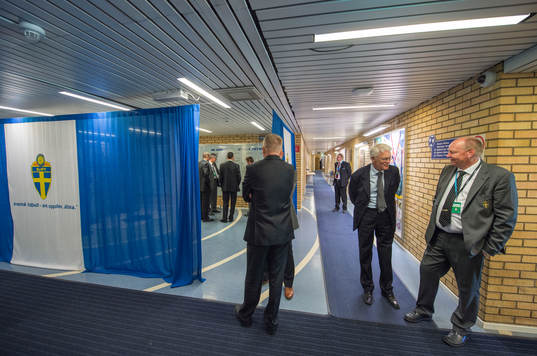 Dokumentation av sista landskampen på Råsunda