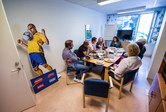 Dokumentation av sista landskampen på Råsunda