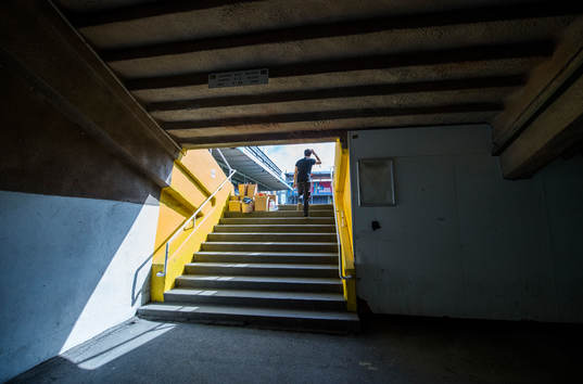 Dokumentation av sista landskampen på Råsunda