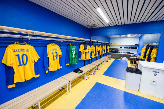 Dokumentation av sista landskampen på Råsunda