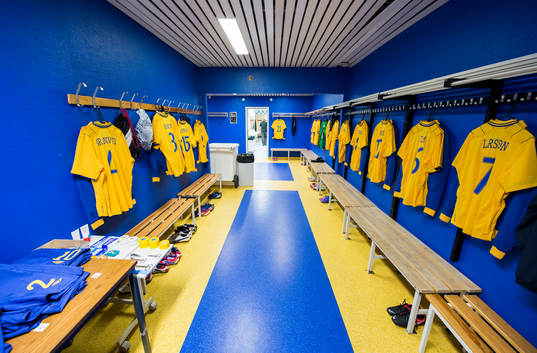 Dokumentation av sista landskampen på Råsunda