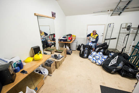 Dokumentation av sista landskampen på Råsunda