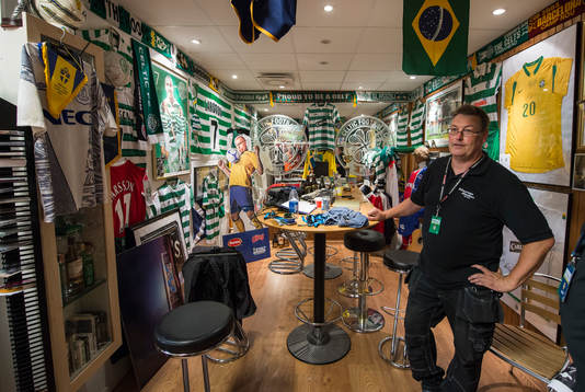Dokumentation av sista landskampen på Råsunda