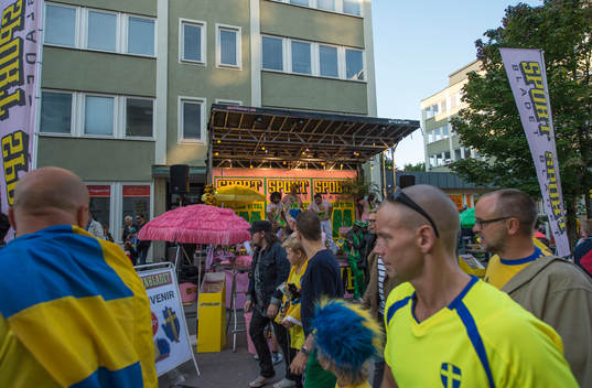 Fotboll, jubileumsmatch, Sverige - Brasilien