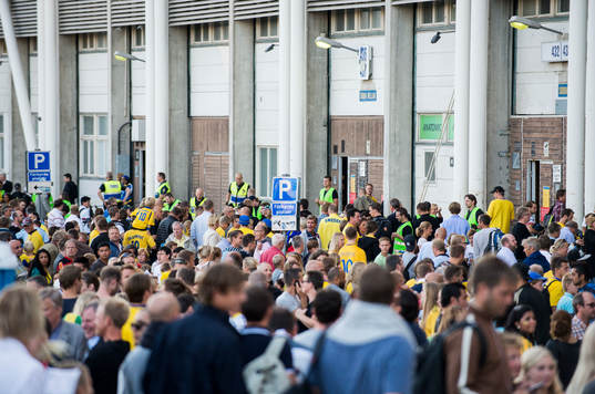 Fotboll, jubileumsmatch, Sverige - Brasilien