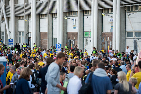 Fotboll, jubileumsmatch, Sverige - Brasilien
